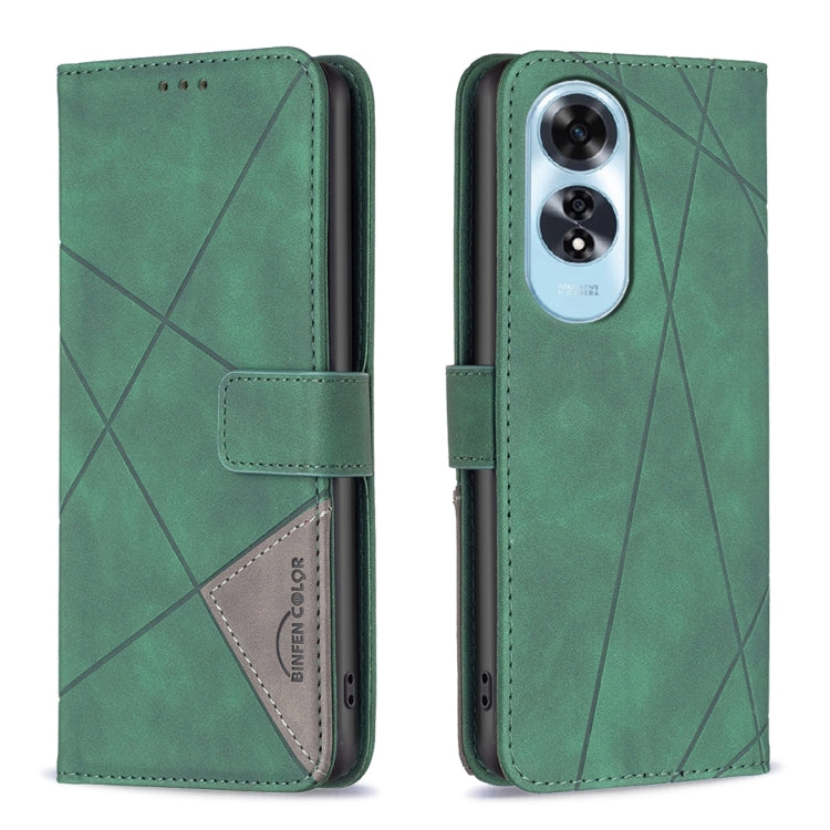 Magnetic Buckle Rhombus Texture Leather Phone Case, For OPPO Reno12 Pro Global, For OPPO Reno12 Global, For OPPO A60, For OPPO Find X7, For OPPO Find X7 Ultra, For OPPO A3 Pro 5G/A2 Pro 5G, For OPPO A38 4G, For OPPO A58 4G
