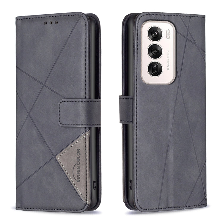Magnetic Buckle Rhombus Texture Leather Phone Case, For OPPO Reno13 F 5G, For OPPO Reno12 F 5G, For OPPO Reno12 Pro Global, For OPPO Reno12 Global, For OPPO A60, For OPPO Find X7, For OPPO Find X7 Ultra, For OPPO A3 Pro 5G/A2 Pro 5G