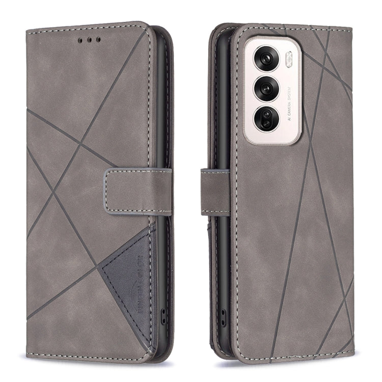 Magnetic Buckle Rhombus Texture Leather Phone Case, For OPPO Reno12 Pro Global, For OPPO Reno12 Global, For OPPO A60, For OPPO Find X7, For OPPO Find X7 Ultra, For OPPO A3 Pro 5G/A2 Pro 5G, For OPPO A38 4G, For OPPO A58 4G