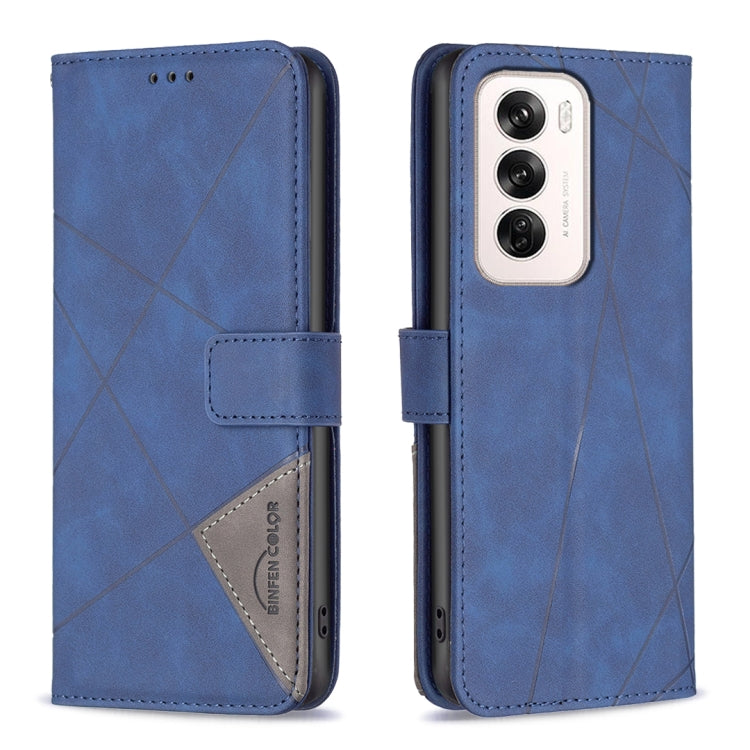 Magnetic Buckle Rhombus Texture Leather Phone Case, For OPPO Reno12 Pro Global, For OPPO Reno12 Global, For OPPO A60, For OPPO Find X7, For OPPO Find X7 Ultra, For OPPO A3 Pro 5G/A2 Pro 5G, For OPPO A38 4G, For OPPO A58 4G