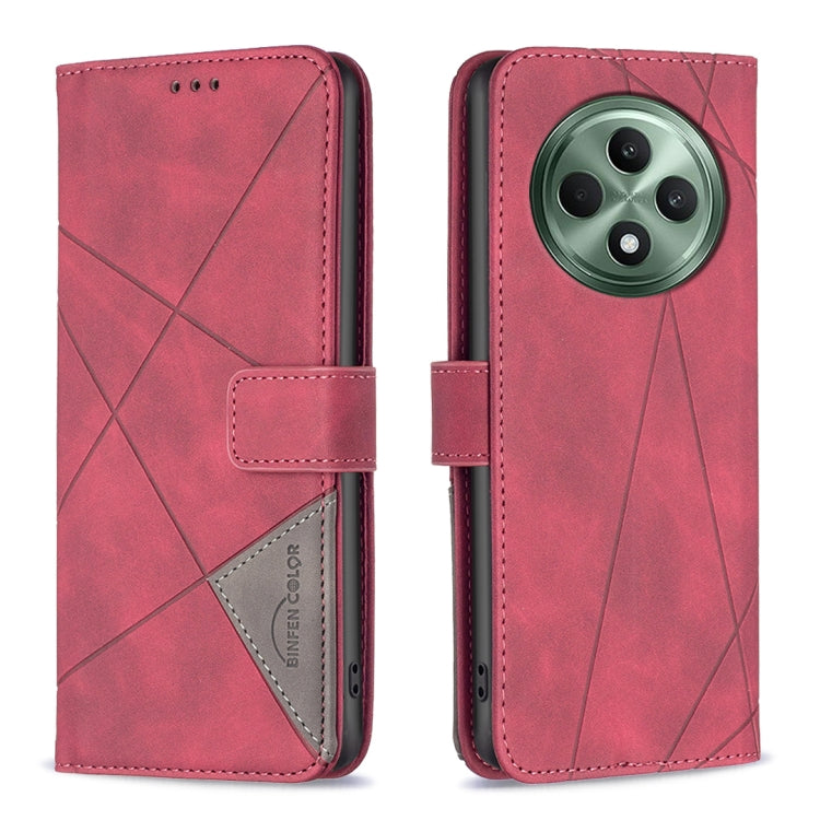 Magnetic Buckle Rhombus Texture Leather Phone Case, For OPPO Reno13 F 5G, For OPPO Reno12 F 5G, For OPPO Reno12 Pro Global, For OPPO Reno12 Global, For OPPO A60, For OPPO Find X7, For OPPO Find X7 Ultra, For OPPO A3 Pro 5G/A2 Pro 5G