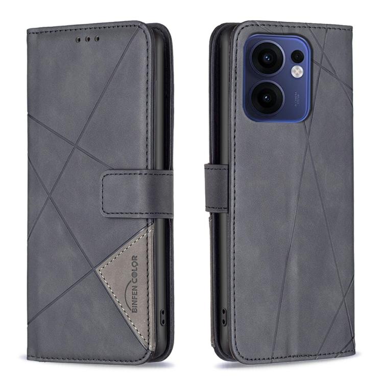 Magnetic Buckle Rhombus Texture Leather Phone Case, For OPPO Reno13 F 5G, For OPPO Reno12 F 5G, For OPPO Reno12 Pro Global, For OPPO Reno12 Global, For OPPO A60, For OPPO Find X7, For OPPO Find X7 Ultra, For OPPO A3 Pro 5G/A2 Pro 5G