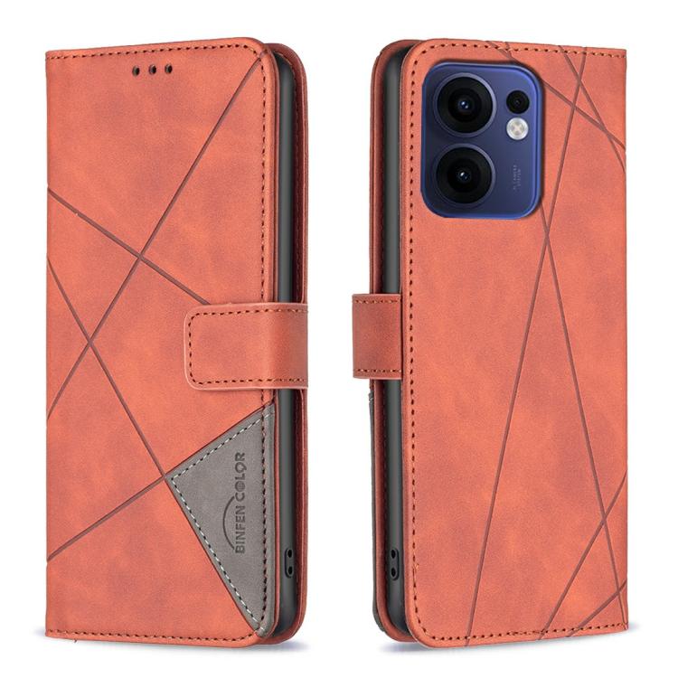 Magnetic Buckle Rhombus Texture Leather Phone Case, For OPPO Reno13 F 5G, For OPPO Reno12 F 5G, For OPPO Reno12 Pro Global, For OPPO Reno12 Global, For OPPO A60, For OPPO Find X7, For OPPO Find X7 Ultra, For OPPO A3 Pro 5G/A2 Pro 5G