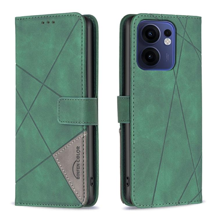 Magnetic Buckle Rhombus Texture Leather Phone Case, For OPPO Reno13 F 5G, For OPPO Reno12 F 5G, For OPPO Reno12 Pro Global, For OPPO Reno12 Global, For OPPO A60, For OPPO Find X7, For OPPO Find X7 Ultra, For OPPO A3 Pro 5G/A2 Pro 5G