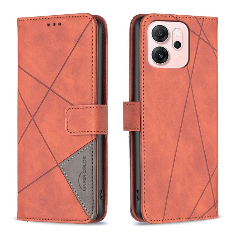 Magnetic Buckle Rhombus Texture Leather Phone Case, For OPPO Reno15 F 5G Global, For OPPO A6 5G / A6X 4G / A6X 5G, For OPPO Reno15 5G Global, For OPPO A6 Pro 5G/4G Global/F31 5G, For OPPO Reno14 F 5G, For OPPO A5 Pro 5G, For OPPO Reno13 F 5G           ...