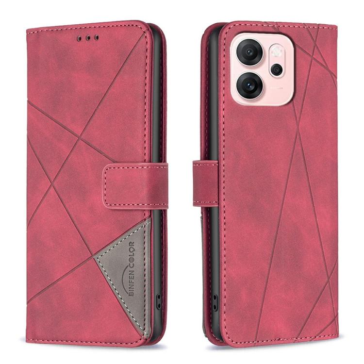 Magnetic Buckle Rhombus Texture Leather Phone Case, For OPPO Reno15 F 5G Global, For OPPO A6 5G / A6X 4G / A6X 5G, For OPPO Reno15 5G Global, For OPPO A6 Pro 5G/4G Global/F31 5G, For OPPO Reno14 F 5G, For OPPO A5 Pro 5G, For OPPO Reno13 F 5G           ...