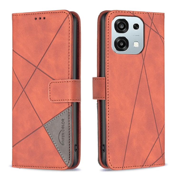 Magnetic Buckle Rhombus Texture Leather Phone Case, For OPPO Reno15 F 5G Global, For OPPO A6 5G / A6X 4G / A6X 5G, For OPPO Reno15 5G Global, For OPPO A6 Pro 5G/4G Global/F31 5G, For OPPO Reno14 F 5G, For OPPO A5 Pro 5G, For OPPO Reno13 F 5G           ...