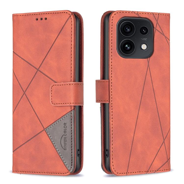 Magnetic Buckle Rhombus Texture Leather Phone Case, For OPPO Reno16 F 5G/Reno16 FS 5G, For OPPO Reno16/Reno16 Pro 5G Global, For OPPO Reno15 F 5G Global, For OPPO A6 5G / A6X 4G / A6X 5G, For OPPO Reno15 5G Global, For OPPO A6 Pro 5G/4G Global/F31 5G  ...