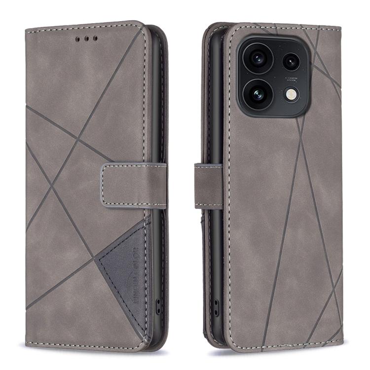 Magnetic Buckle Rhombus Texture Leather Phone Case, For OPPO Reno16 F 5G/Reno16 FS 5G, For OPPO Reno16/Reno16 Pro 5G Global, For OPPO Reno15 F 5G Global, For OPPO A6 5G / A6X 4G / A6X 5G, For OPPO Reno15 5G Global, For OPPO A6 Pro 5G/4G Global/F31 5G  ...