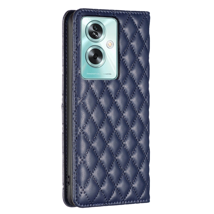 Diamond Lattice Magnetic Leather Flip Phone Case, For OPPO A79 5G, For OPPO A59 5G