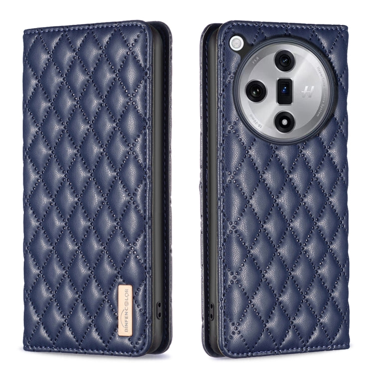 Diamond Lattice Magnetic Leather Flip Phone Case, For OPPO A60, For OPPO Find X7, For OPPO Find X7 Ultra, For OPPO A38 4G, For OPPO A58 4G, For OPPO A98 5G, For OPPO A79 5G, For OPPO A59 5G