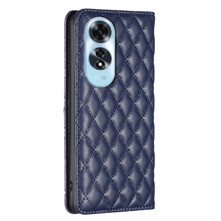 Diamond Lattice Magnetic Leather Flip Phone Case, For OPPO A60, For OPPO Find X7, For OPPO Find X7 Ultra, For OPPO A38 4G, For OPPO A58 4G, For OPPO A98 5G, For OPPO A79 5G, For OPPO A59 5G