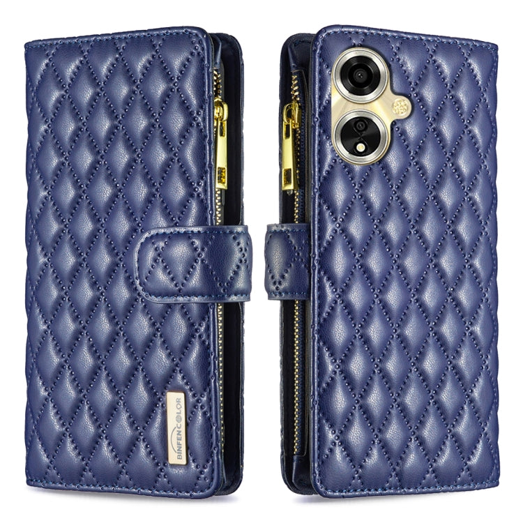 Diamond Lattice Zipper Wallet Leather Flip Phone Case, For OPPO A38 4G, For OPPO Find X7, For OPPO Find X7 Ultra, For OPPO A58 4G, For OPPO A98 5G, For OPPO A79 5G, For OPPO A59 5G