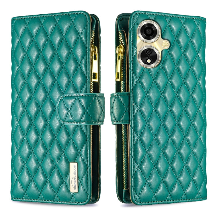 Diamond Lattice Zipper Wallet Leather Flip Phone Case, For OPPO A38 4G, For OPPO Find X7, For OPPO Find X7 Ultra, For OPPO A58 4G, For OPPO A98 5G, For OPPO A79 5G, For OPPO A59 5G