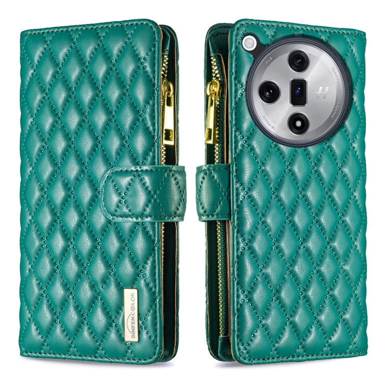 Diamond Lattice Zipper Wallet Leather Flip Phone Case, For OPPO Reno16 F 5G/Reno16 FS 5G, For OPPO Reno16/Reno16 Pro 5G Global, For OPPO Find X7, For OPPO Find X7 Ultra, For OPPO A38 4G, For OPPO A58 4G, For OPPO A98 5G, For OPPO A79 5G
