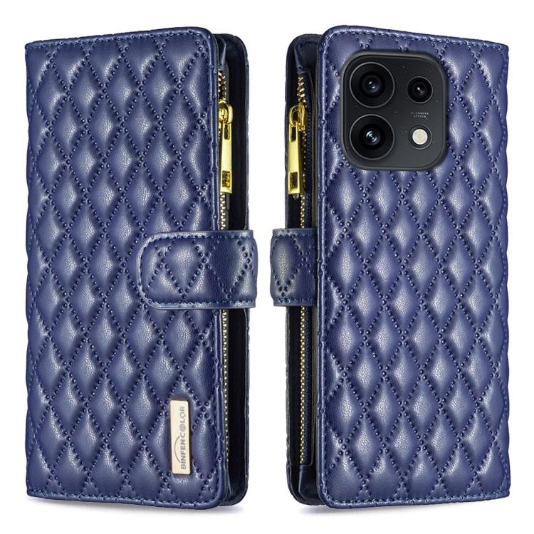 Diamond Lattice Zipper Wallet Leather Flip Phone Case, For OPPO Reno16 F 5G/Reno16 FS 5G, For OPPO Reno16/Reno16 Pro 5G Global, For OPPO Find X7, For OPPO Find X7 Ultra, For OPPO A38 4G, For OPPO A58 4G, For OPPO A98 5G, For OPPO A79 5G