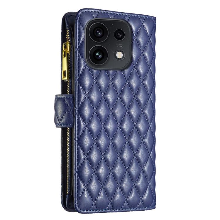 Diamond Lattice Zipper Wallet Leather Flip Phone Case, For OPPO Reno16 F 5G/Reno16 FS 5G, For OPPO Reno16/Reno16 Pro 5G Global, For OPPO Find X7, For OPPO Find X7 Ultra, For OPPO A38 4G, For OPPO A58 4G, For OPPO A98 5G, For OPPO A79 5G