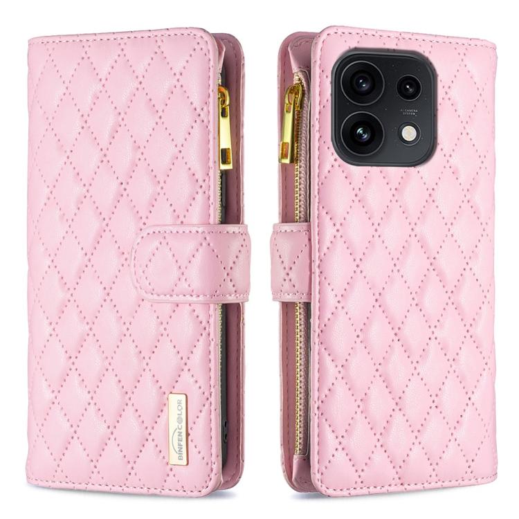 Diamond Lattice Zipper Wallet Leather Flip Phone Case, For OPPO Reno16 F 5G/Reno16 FS 5G, For OPPO Reno16/Reno16 Pro 5G Global, For OPPO Find X7, For OPPO Find X7 Ultra, For OPPO A38 4G, For OPPO A58 4G, For OPPO A98 5G, For OPPO A79 5G