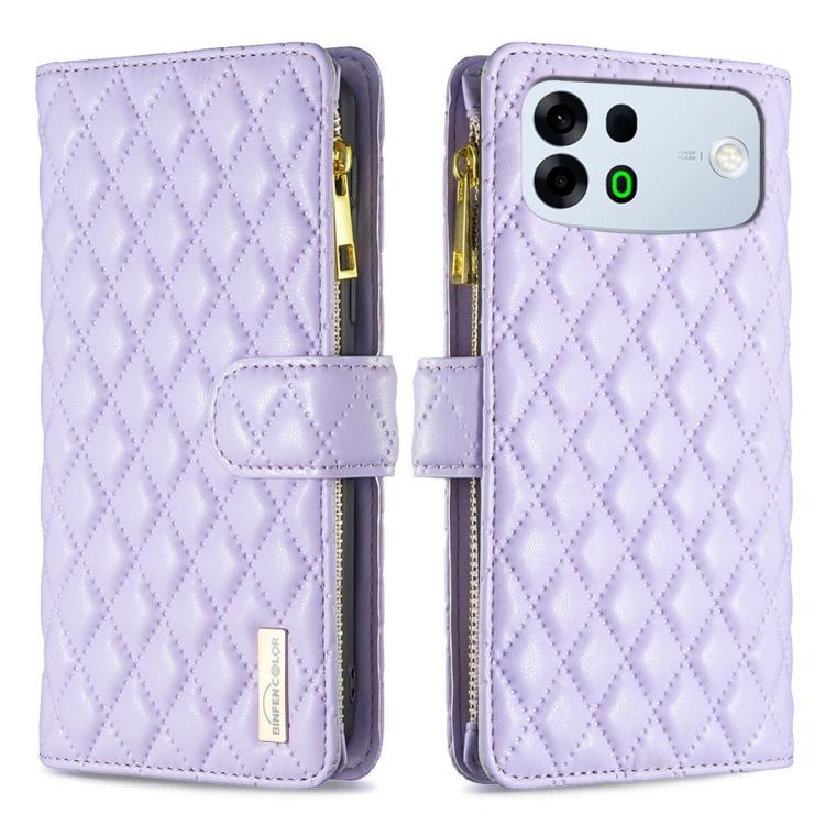 Diamond Lattice Zipper Wallet Leather Flip Phone Case, For OPPO A7 Pro 5G, For OPPO Find X10 5G, For OPPO Find X10 Pro Max 5G, For OPPO A7 Pro Max 5G, For OPPO Reno16 F 5G/Reno16 FS 5G, For OPPO Reno16/Reno16 Pro 5G Global, For OPPO Find X7            ...