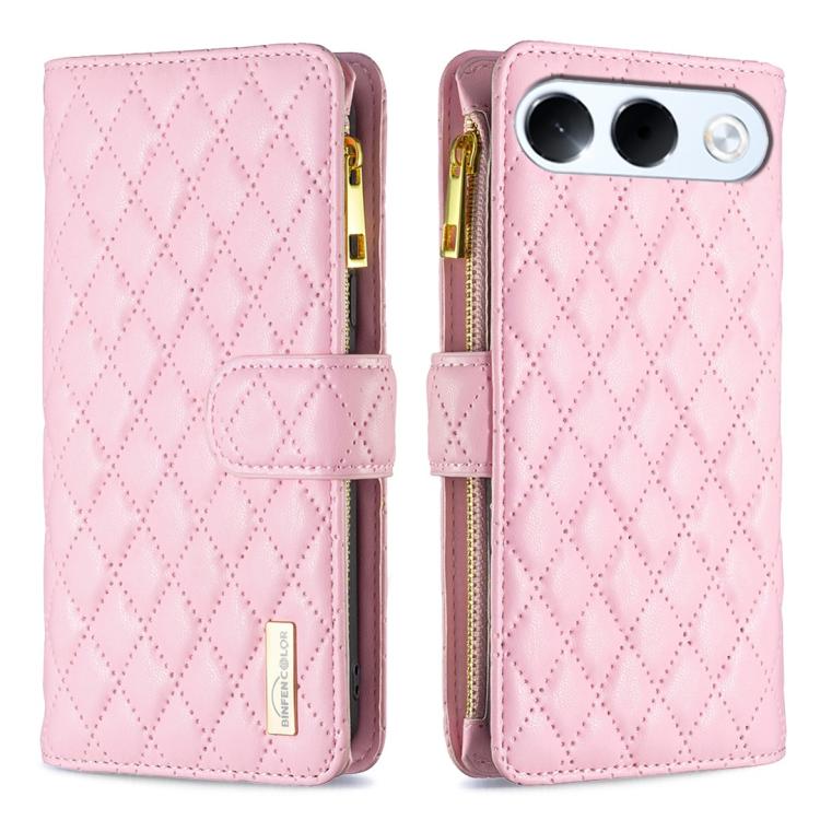 Diamond Lattice Zipper Wallet Leather Flip Phone Case, For OPPO A7 Pro 5G, For OPPO Find X10 5G, For OPPO Find X10 Pro Max 5G, For OPPO A7 Pro Max 5G, For OPPO Reno16 F 5G/Reno16 FS 5G, For OPPO Reno16/Reno16 Pro 5G Global, For OPPO Find X7            ...