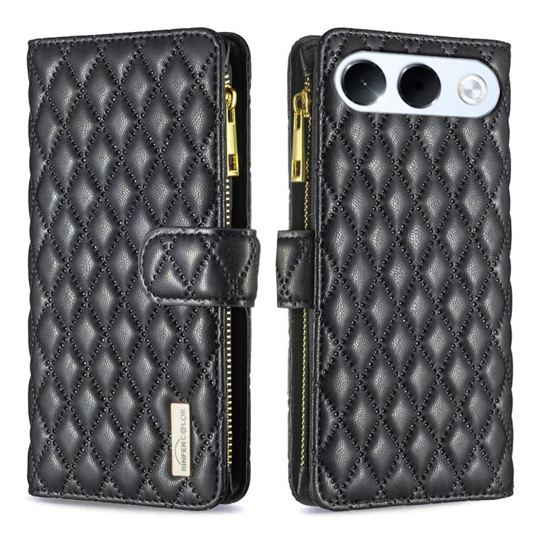 Diamond Lattice Zipper Wallet Leather Flip Phone Case, For OPPO A7 Pro 5G, For OPPO Find X10 5G, For OPPO Find X10 Pro Max 5G, For OPPO A7 Pro Max 5G, For OPPO Reno16 F 5G/Reno16 FS 5G, For OPPO Reno16/Reno16 Pro 5G Global, For OPPO Find X7            ...
