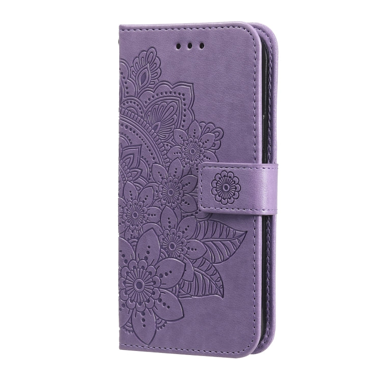 Seven-petal Flowers Embossing Leather Phone Case, For OPPO A58 4G, For OPPO Reno10 5G / Reno10 Pro 5G Global, For OPPO A78 4G, For OPPO Find X8 Pro, For OPPO A79 5G