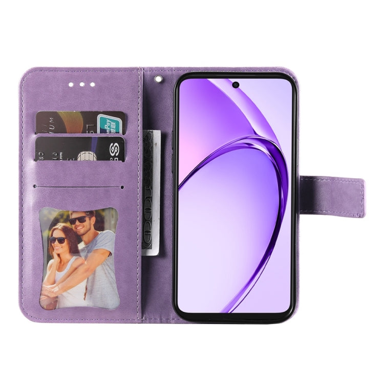 Seven-petal Flowers Embossing Leather Phone Case, For OPPO A5x 4G / 5G / A3x 4G / 5G India, For OPPO Reno13 Pro / Reno14 Pro Global, For OPPO F29 5G Global, For OPPO A5 Pro 5G Global, For OPPO Reno13 F 4G / 5G, For OPPO A5 Pro  China, For OPPO Find X8 ...