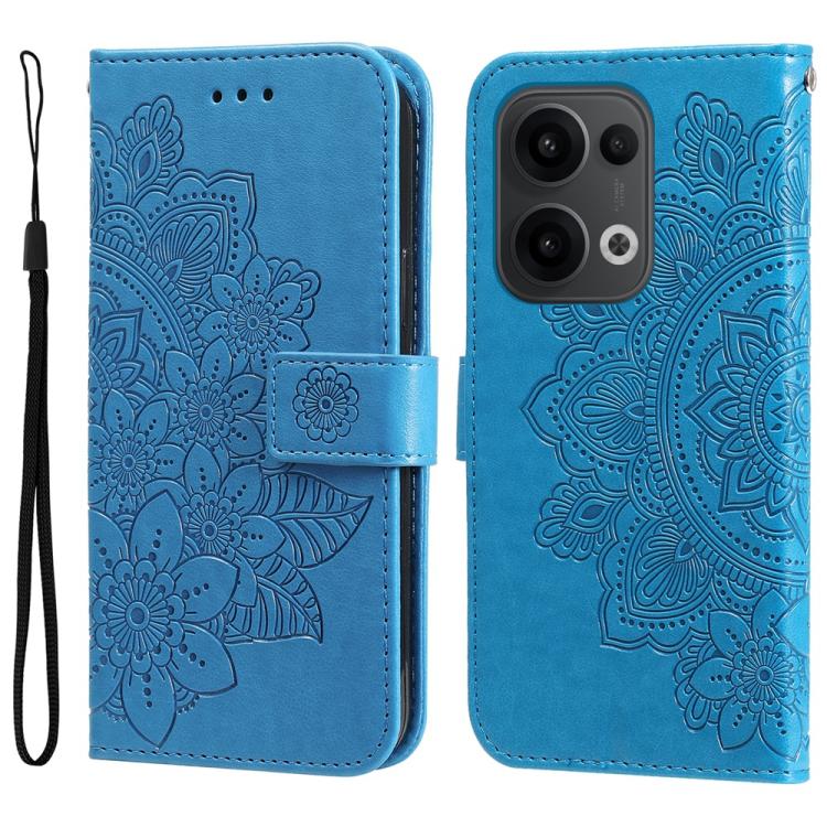 Seven-petal Flowers Embossing Leather Phone Case, For OPPO F33 Pro 5G, For OPPO Reno15 F 5G, For OPPO Reno15 5G Global / Reno 15c 5G, For OPPO A6 4G / 5G / A6x 5G Global, For OPPO Find X9, For OPPO A6 Pro 4G / 5G Global / F31 5G, For OPPO Find X9 Pro  ...