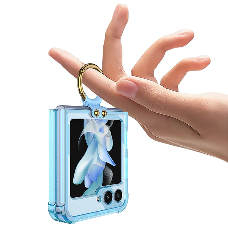 GKK MagSafe Airbag Hinge Shockproof Phone Case with Ring Holder, For Samsung Galaxy Z Flip6 / Flip7 FE, For Samsung Galaxy Z Flip5