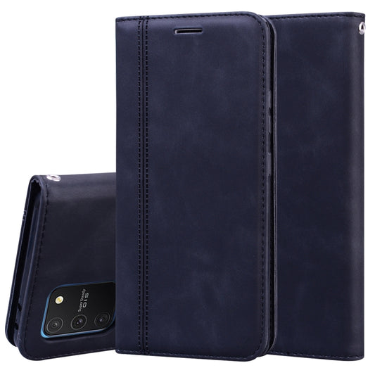 Frosted Business Magnetic Horizontal Flip PU Leather Case with Holder & Card Slot & Lanyard, For Samsung Galaxy S10 Lite / A91, For Samsung Galaxy S10, For Samsung Galaxy S20, For Samsung Galaxy S20 Plus, For Samsung Galaxy S20 Ultra                   ...