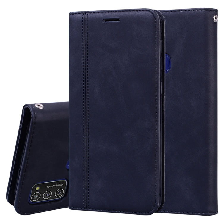 Frosted Business Magnetic Horizontal Flip PU Leather Case with Holder & Card Slot & Lanyard, For Samsung Galaxy S10 Lite / A91, For Samsung Galaxy S10, For Samsung Galaxy S20, For Samsung Galaxy S20 Plus, For Samsung Galaxy S20 Ultra                   ...