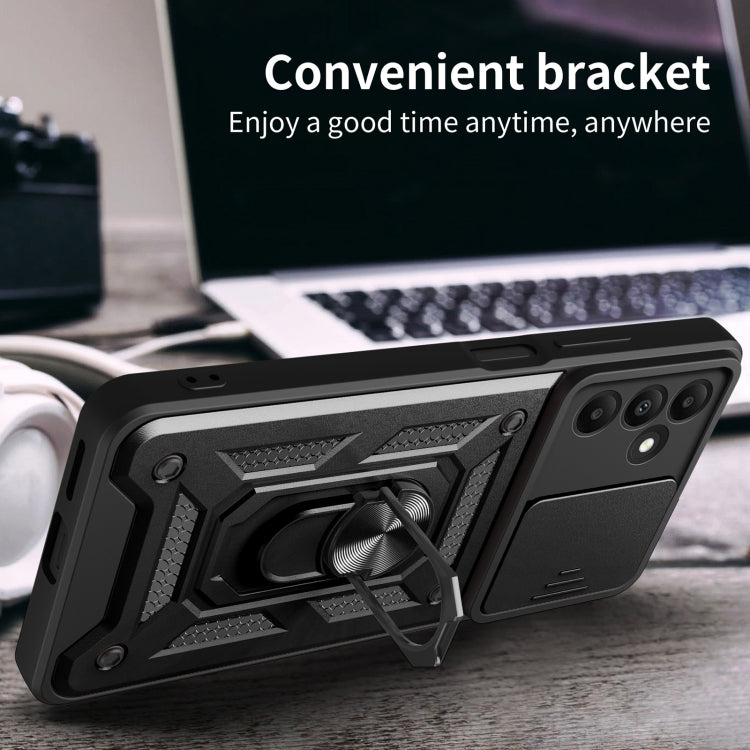 Sliding Camera Cover Design TPU+PC Phone Case, For Samsung Galaxy A15, For Samsung Galaxy A05, For Samsung Galaxy A05s, For Samsung Galaxy A25 5G, For Samsung Galaxy S23 FE 5G, For Samsung Galaxy M54 5G