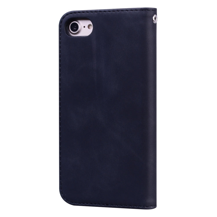 Frosted Business Magnetic Horizontal Flip PU Leather Case with Holder & Card Slot & Lanyard, For iPhone SE 2022 / SE 2020 & 8 & 7, For iPhone 8 Plus & 7 Plus, For iPhone 11 Pro, For iPhone 11, For iPhone 11 Pro Max, For iPhone XS / X, For iPhone XR    ...