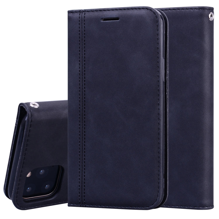 Frosted Business Magnetic Horizontal Flip PU Leather Case with Holder & Card Slot & Lanyard, For iPhone SE 2022 / SE 2020 & 8 & 7, For iPhone 8 Plus & 7 Plus, For iPhone 11 Pro, For iPhone 11, For iPhone 11 Pro Max, For iPhone XS / X, For iPhone XR    ...