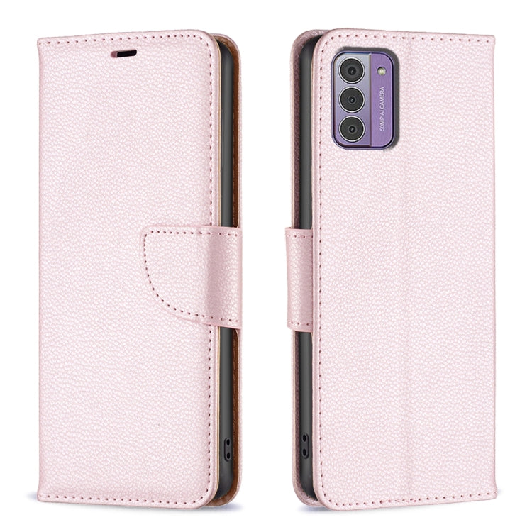 Litchi Texture Pure Color Leather Phone Case, For Nokia G42/G310