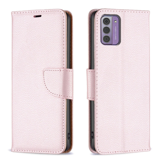 Litchi Texture Pure Color Leather Phone Case, For Nokia G42/G310