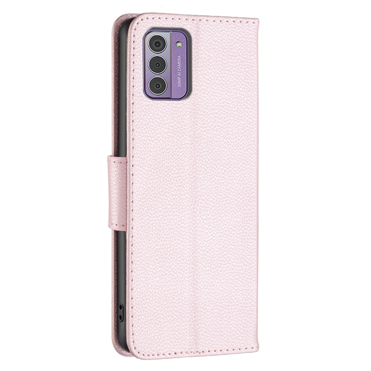 Litchi Texture Pure Color Leather Phone Case, For Nokia G42/G310