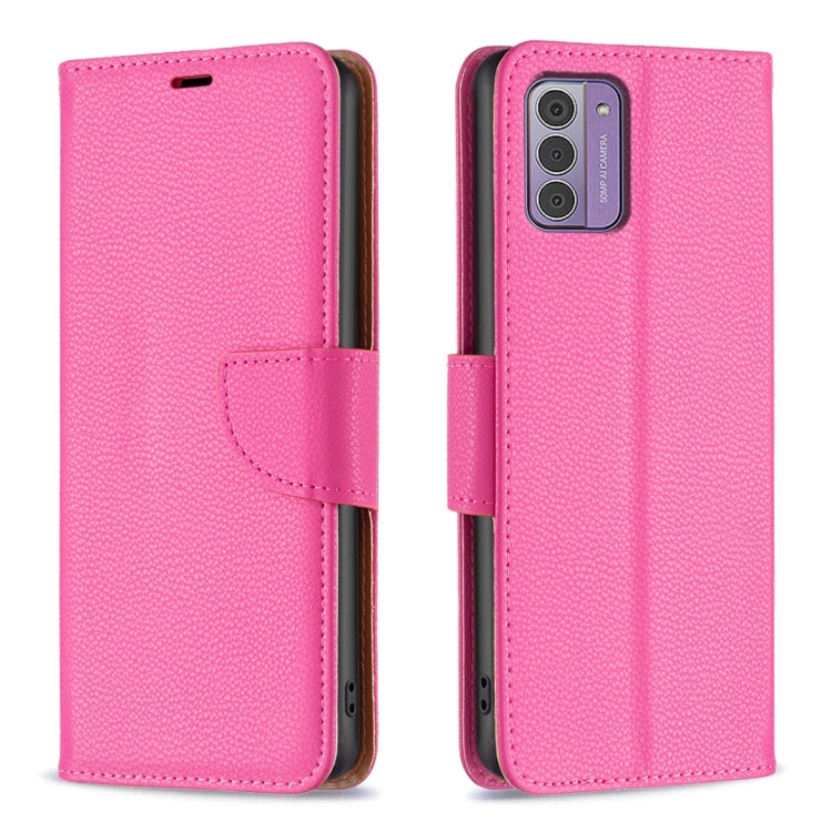 Litchi Texture Pure Color Leather Phone Case, For Nokia G42/G310