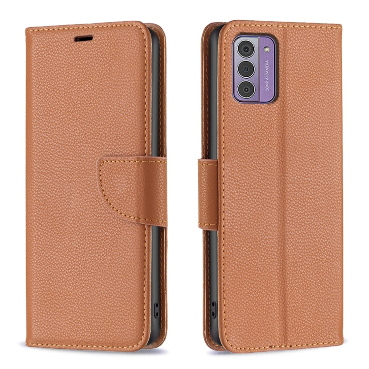 Litchi Texture Pure Color Leather Phone Case, For Nokia G42/G310