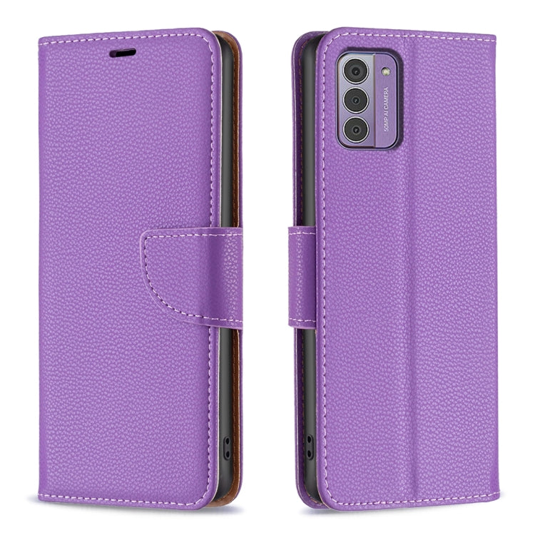 Litchi Texture Pure Color Leather Phone Case, For Nokia G42/G310