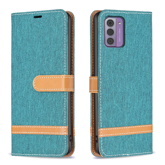 Color Matching Denim Texture Horizontal Flip Leather Case, For Nokia G42/G310