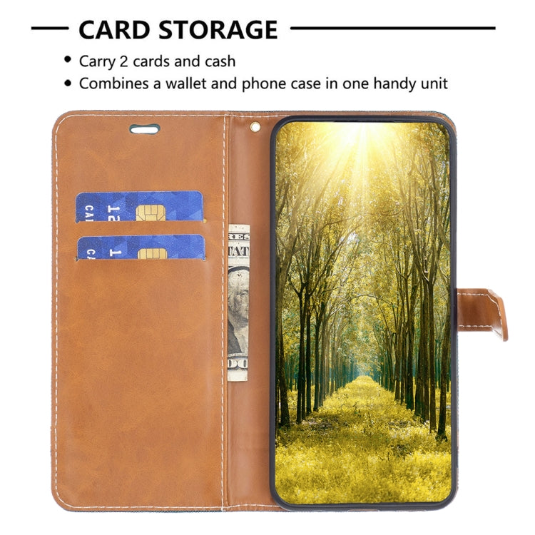 Color Matching Denim Texture Horizontal Flip Leather Case, For Nokia G42/G310