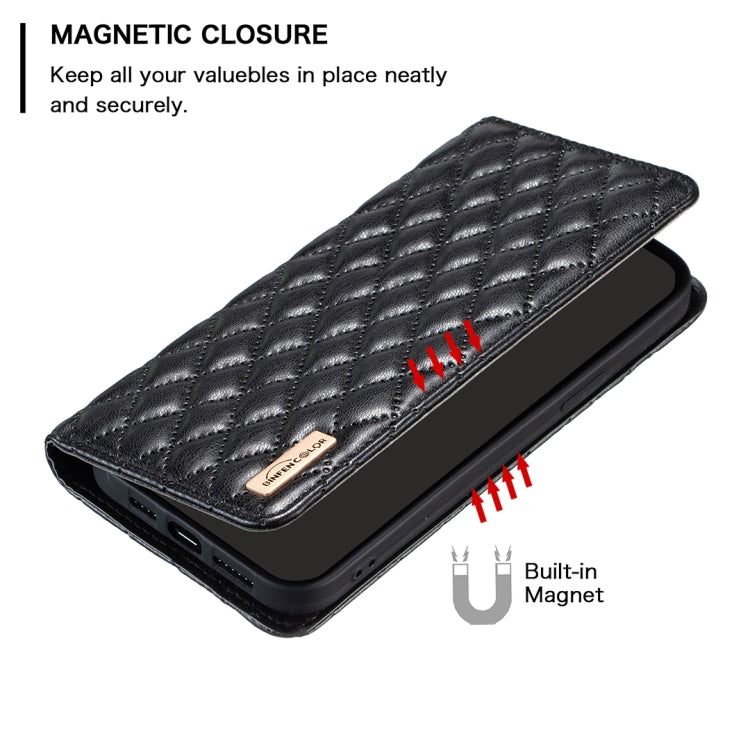 Diamond Lattice Magnetic Leather Flip Phone Case, For Nokia G42/G310
