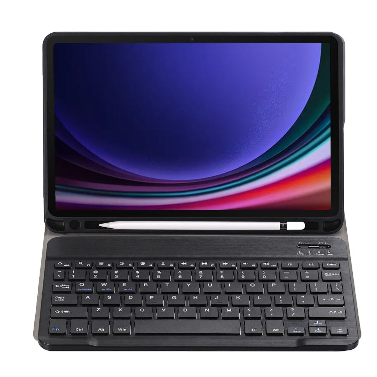 A710B Candy Color TPU Bluetooth Keyboard Leather Tablet Case with Pen Holder, For Samsung Galaxy Tab S9 FE / S10 FE, For Samsung Galaxy Tab S9 (A710B)
