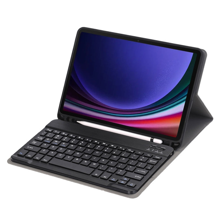 A710B Candy Color TPU Bluetooth Keyboard Leather Tablet Case with Pen Holder, For Samsung Galaxy Tab S9 FE / S10 FE, For Samsung Galaxy Tab S9 (A710B)