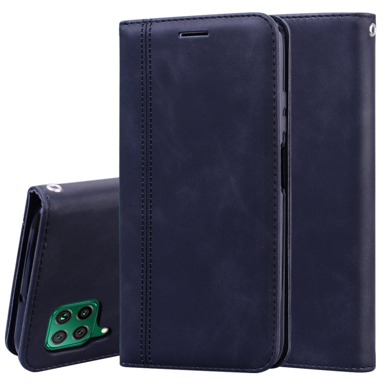 Frosted Business Magnetic Horizontal Flip PU Leather Case with Holder & Card Slot & Lanyard, For Huawei P40 Lite, For Huawei P Smart 2019, For Huawei P Smart / Enjoy 7S, For Huawei Y5 (2018), For Huawei P30 Lite, For Huawei P40 Lite E / Y7P            ...
