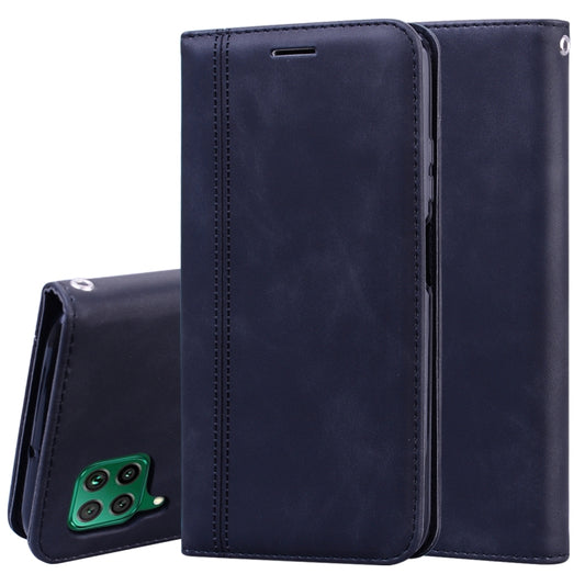 Frosted Business Magnetic Horizontal Flip PU Leather Case with Holder & Card Slot & Lanyard, For Huawei P40 Lite, For Huawei P Smart 2019, For Huawei P Smart / Enjoy 7S, For Huawei Y5 (2018), For Huawei P30 Lite, For Huawei P40 Lite E / Y7P            ...
