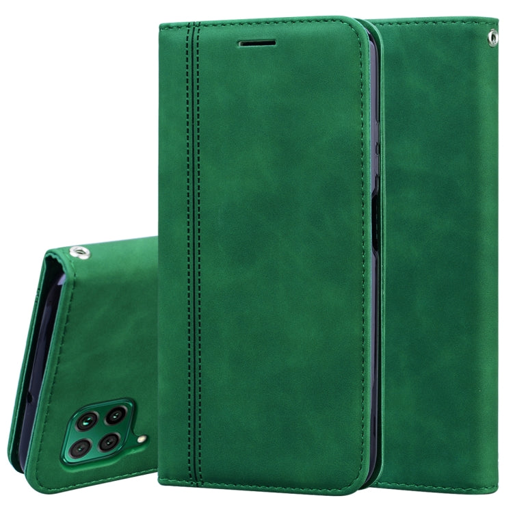 Frosted Business Magnetic Horizontal Flip PU Leather Case with Holder & Card Slot & Lanyard, For Huawei P40 Lite, For Huawei P Smart 2019, For Huawei P Smart / Enjoy 7S, For Huawei Y5 (2018), For Huawei P30 Lite, For Huawei P40 Lite E / Y7P            ...