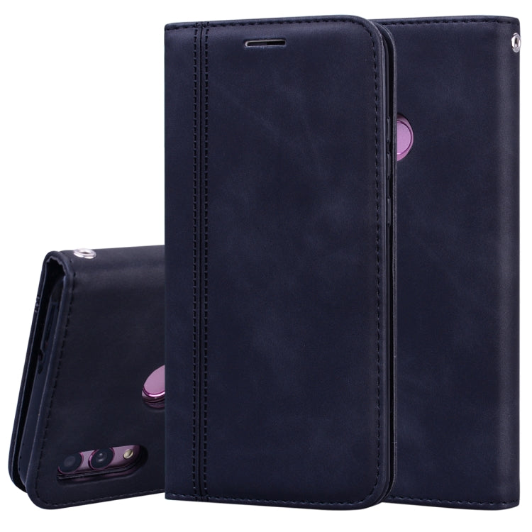 Frosted Business Magnetic Horizontal Flip PU Leather Case with Holder & Card Slot & Lanyard, For Huawei P40 Lite, For Huawei P Smart 2019, For Huawei P Smart / Enjoy 7S, For Huawei Y5 (2018), For Huawei P30 Lite, For Huawei P40 Lite E / Y7P            ...