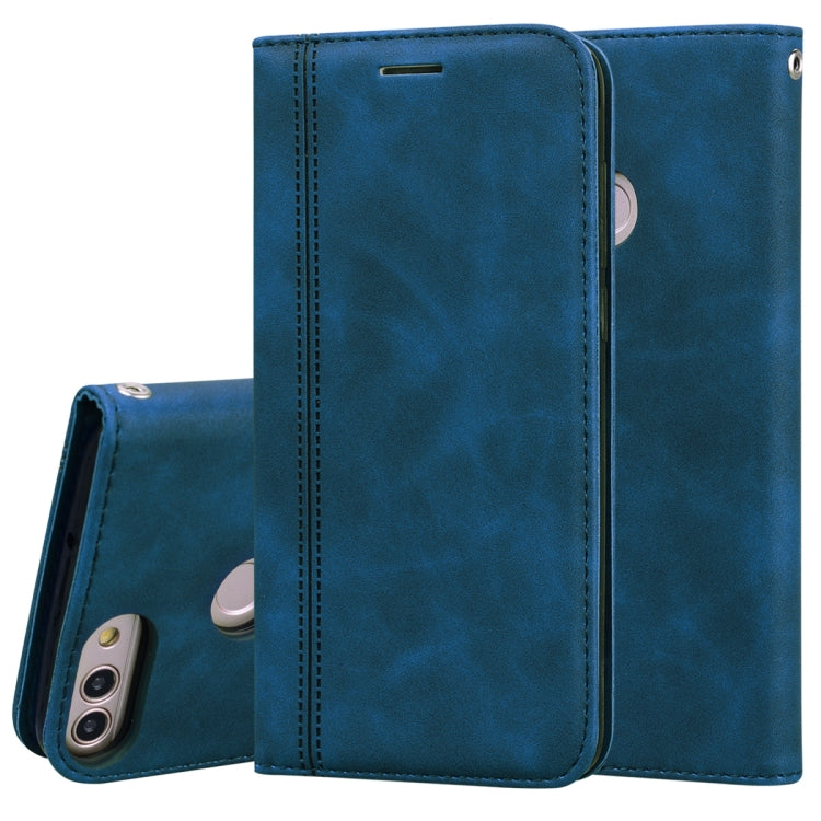 Frosted Business Magnetic Horizontal Flip PU Leather Case with Holder & Card Slot & Lanyard, For Huawei P40 Lite, For Huawei P Smart 2019, For Huawei P Smart / Enjoy 7S, For Huawei Y5 (2018), For Huawei P30 Lite, For Huawei P40 Lite E / Y7P            ...